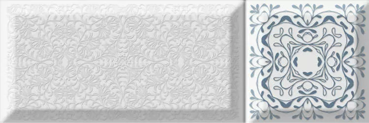 Плитка Provenzal Deco Blanko 10x30