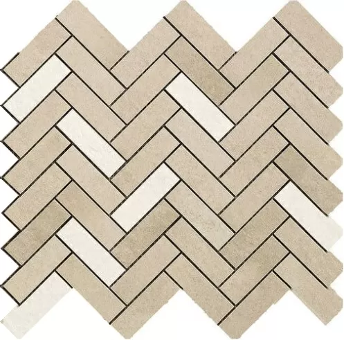 Мозаика R06A Terracruda Mosaico Degrade Sabbia/Luce 33.2*128.8