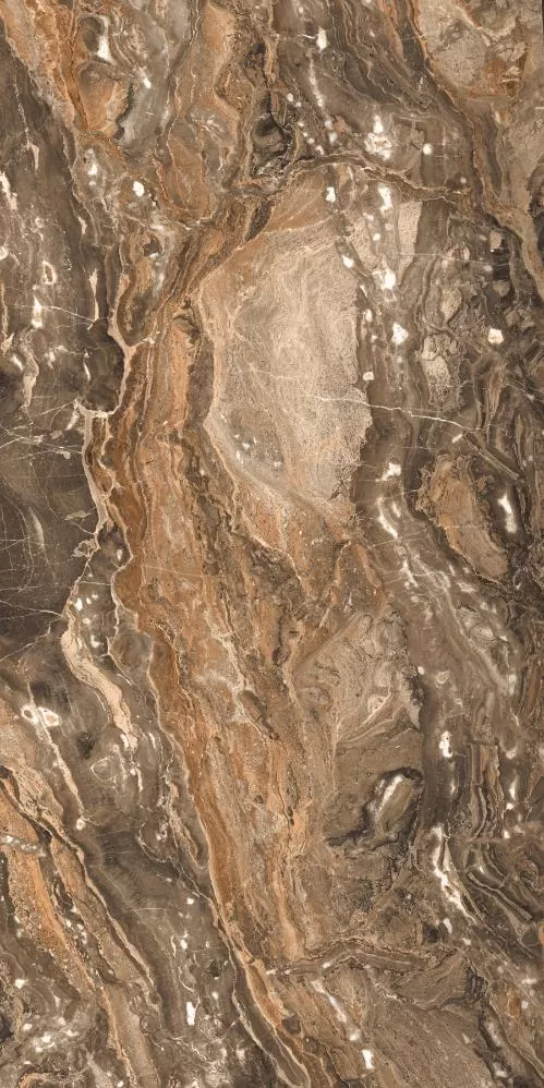 Керамогранит GR204 Richter Brown High glossy 600x1200