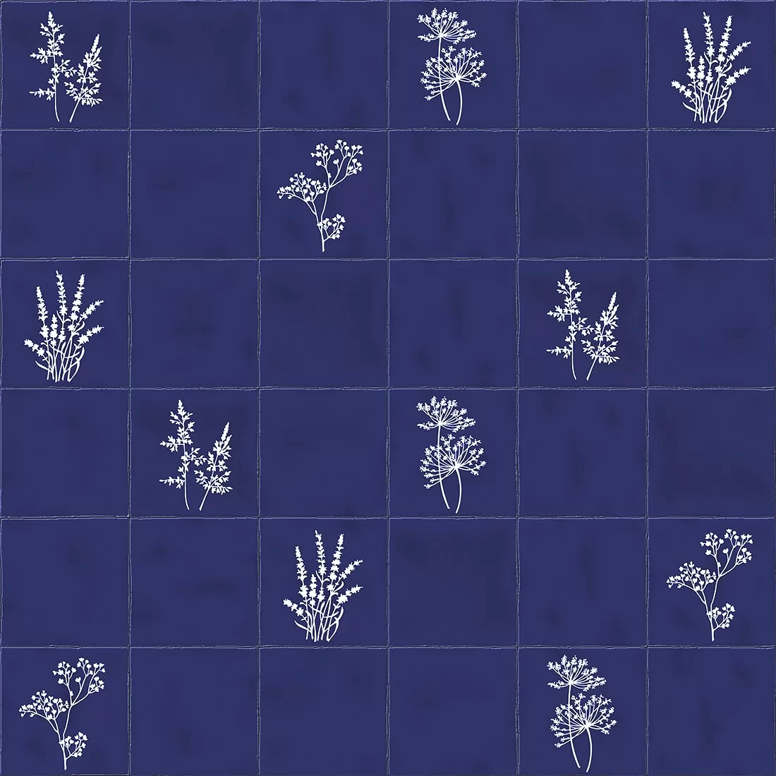 Плитка 348B Arvum-4 Blue 13x13