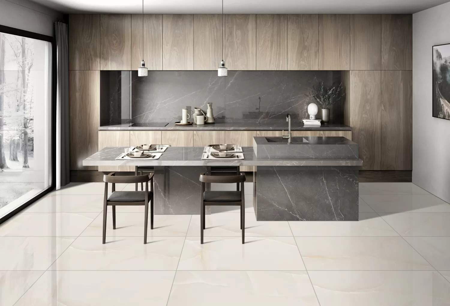 Керамогранит Onyx Lobos White Matt 60x120