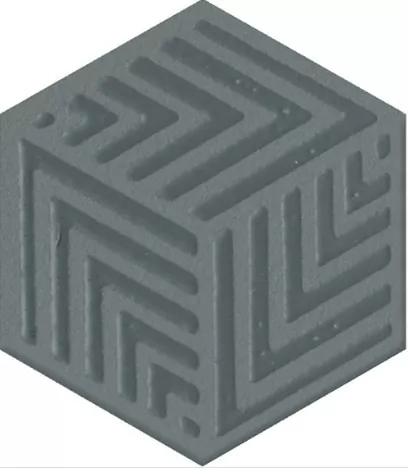 Керамогранит OS/D241/63010 Декор Агуста синий 6х5,2