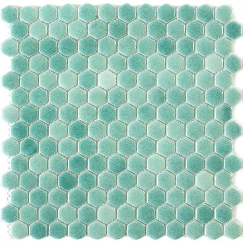 Мозаика STP-GN008-HEX стекло (25) 300х300