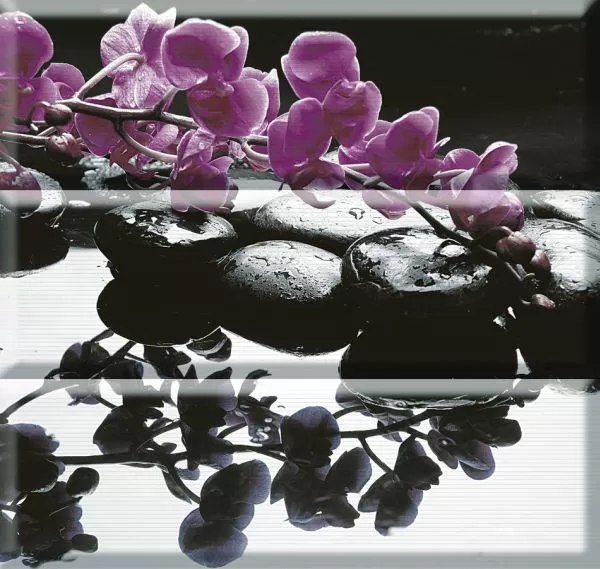 Плитка Aure Composicion Wellness Purple 45x45
