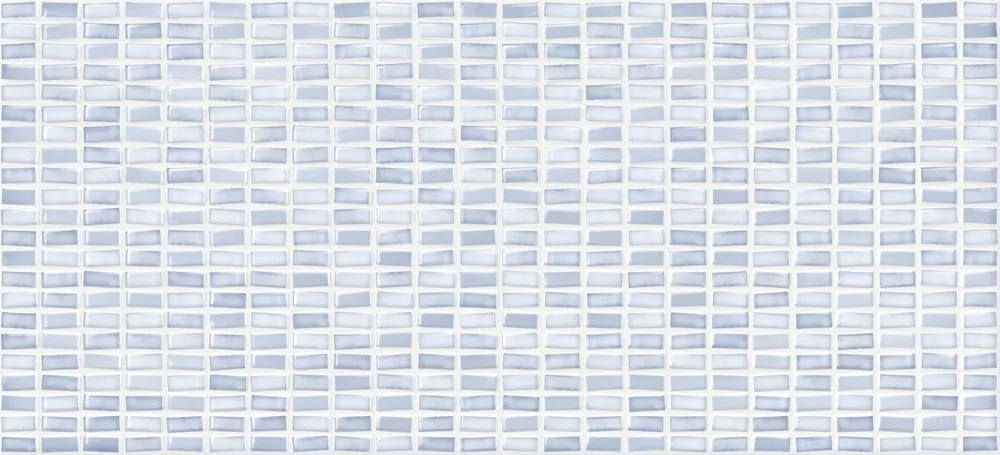 Плитка PDG043D Pudra мозаика рельеф голубой 20x44