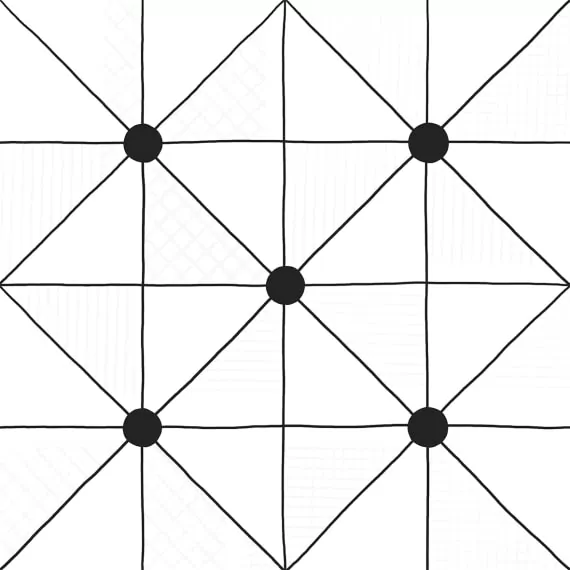 Керамогранит 6032-0434 Домино декор геометрия 30x30