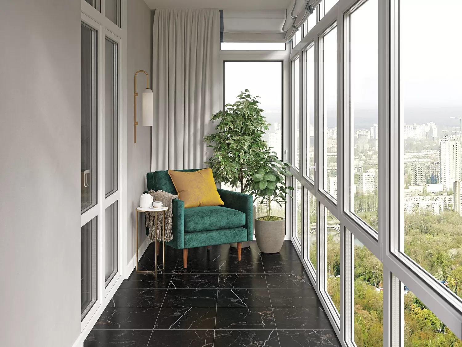 Керамогранит QN4R233 Queen черный 42х42