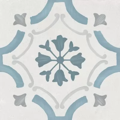 Керамогранит Sirocco Blue Ornate 22,3x22,3