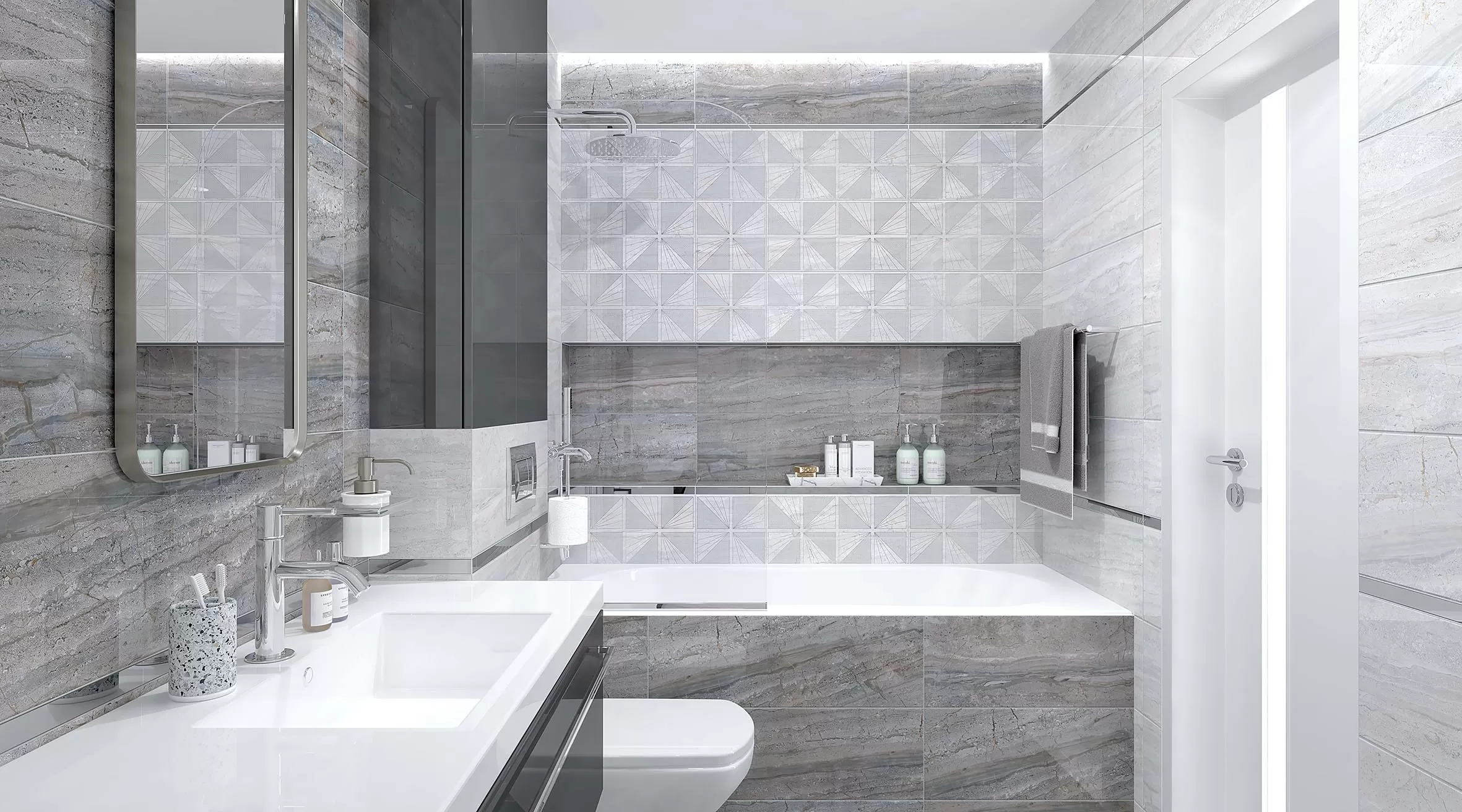 Керамогранит MN 0053 Moon серый 60х60