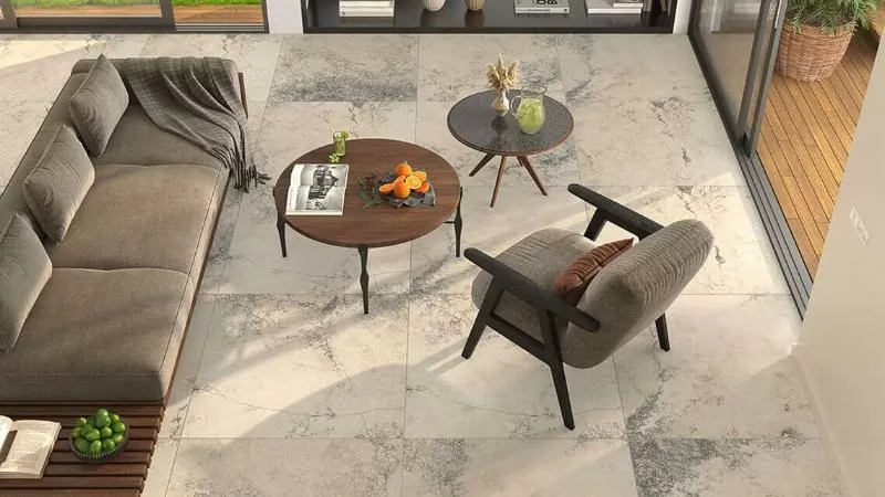 Керамогранит P10898.6 Travertino Sand Mat Bianco Rec 60x120