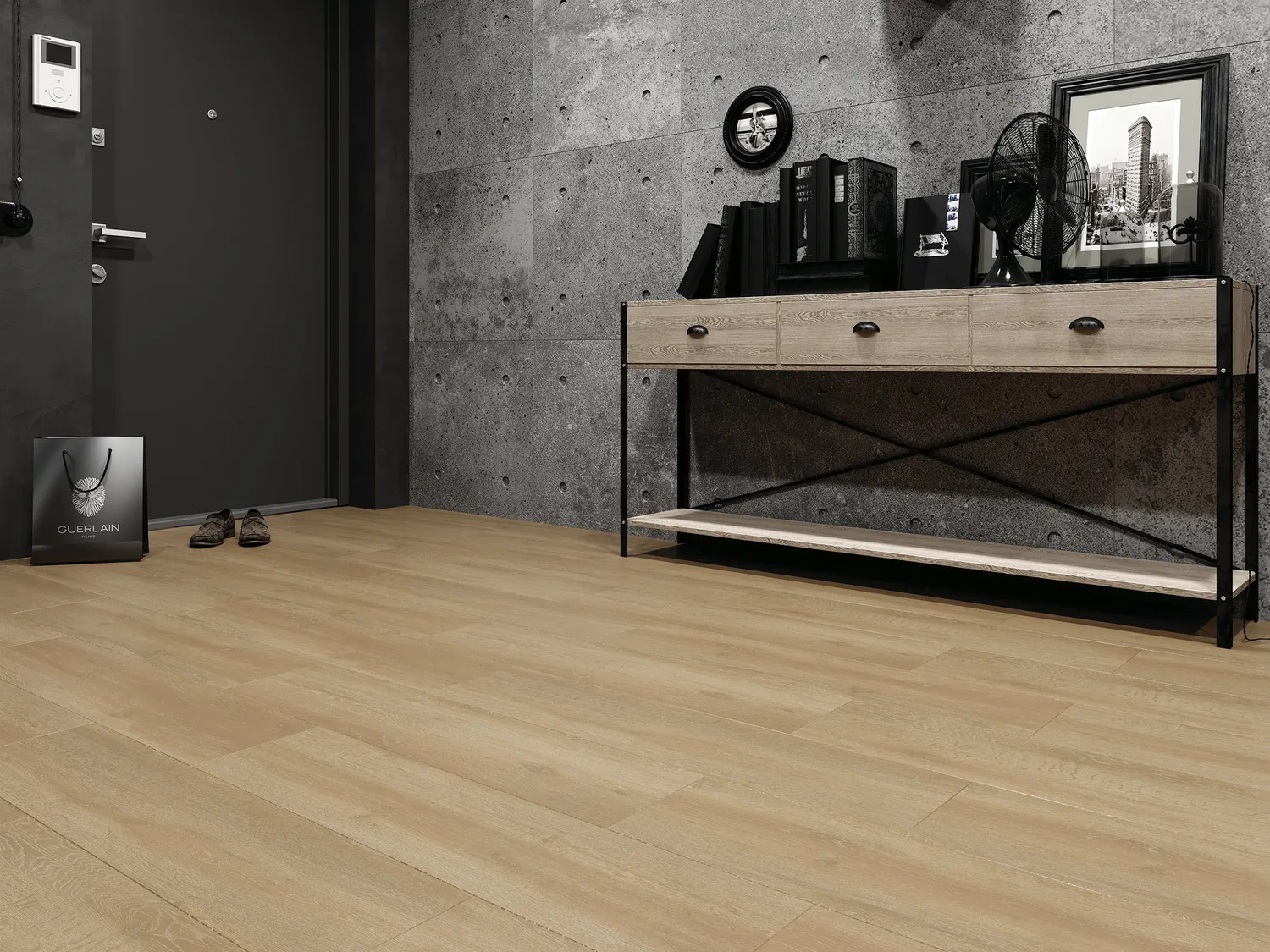 Керамогранит А15987 Natural светло-коричневый ректификат R12 21,8x89,8