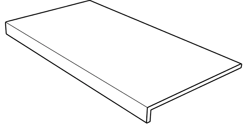 Клинкерная плитка Ступень фронтальная Petra Beige Anti-Slip Recto 30x60