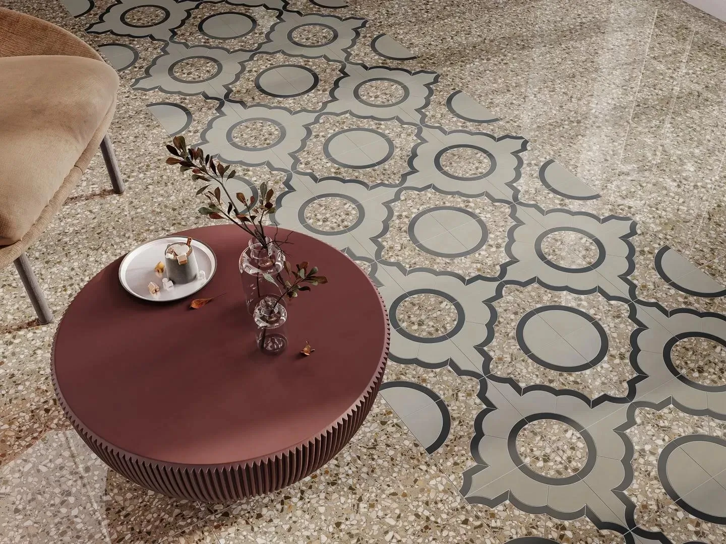 Керамогранит SG653222R Бричиола бежевый светлый лаппатированный обрезной 60x60