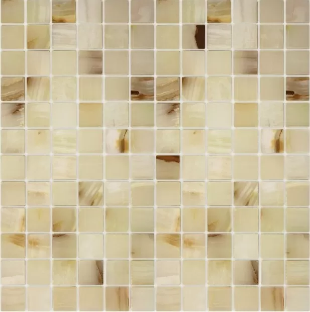 Мозаика Pietrine Onice Jade Bianco POL 2.3x2.3 29.8x29.8