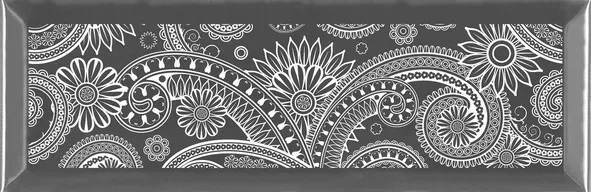 Плитка Monocolor Decor Silver 7.5х15