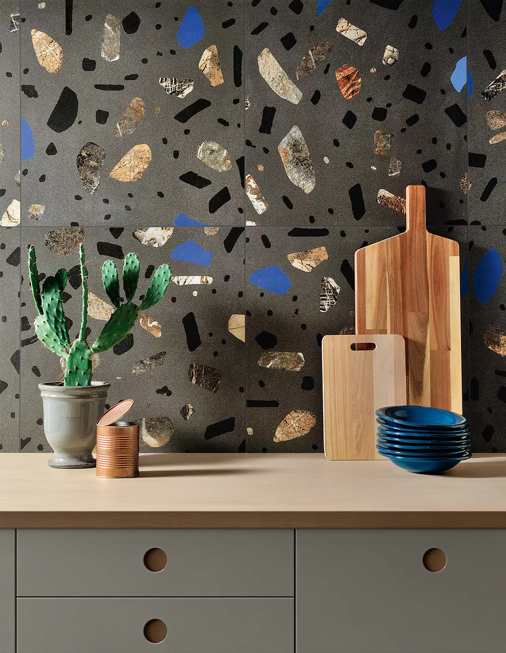 Керамогранит GHX600R GHIAIA MAXI GRAFITE matt 60x60