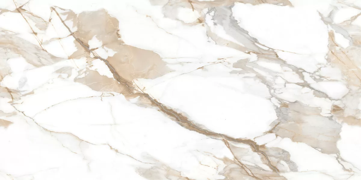 Керамогранит Calacatta Fairy Gold Бежевый Полированный 60х120