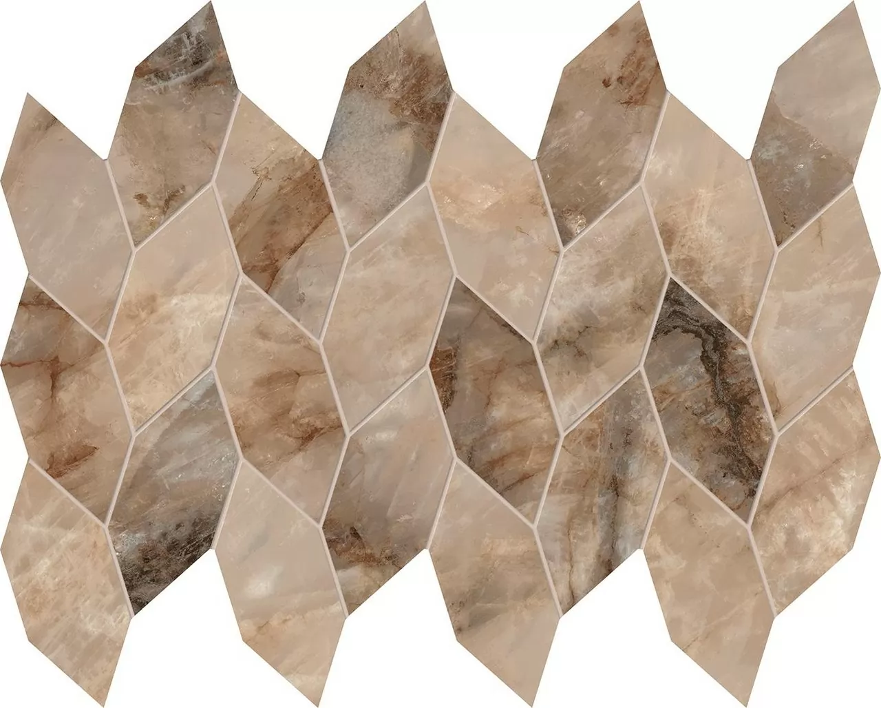 Мозаика AYEA Marvel Diva Amethyst Mosaico Twist Lapp 27,6х35