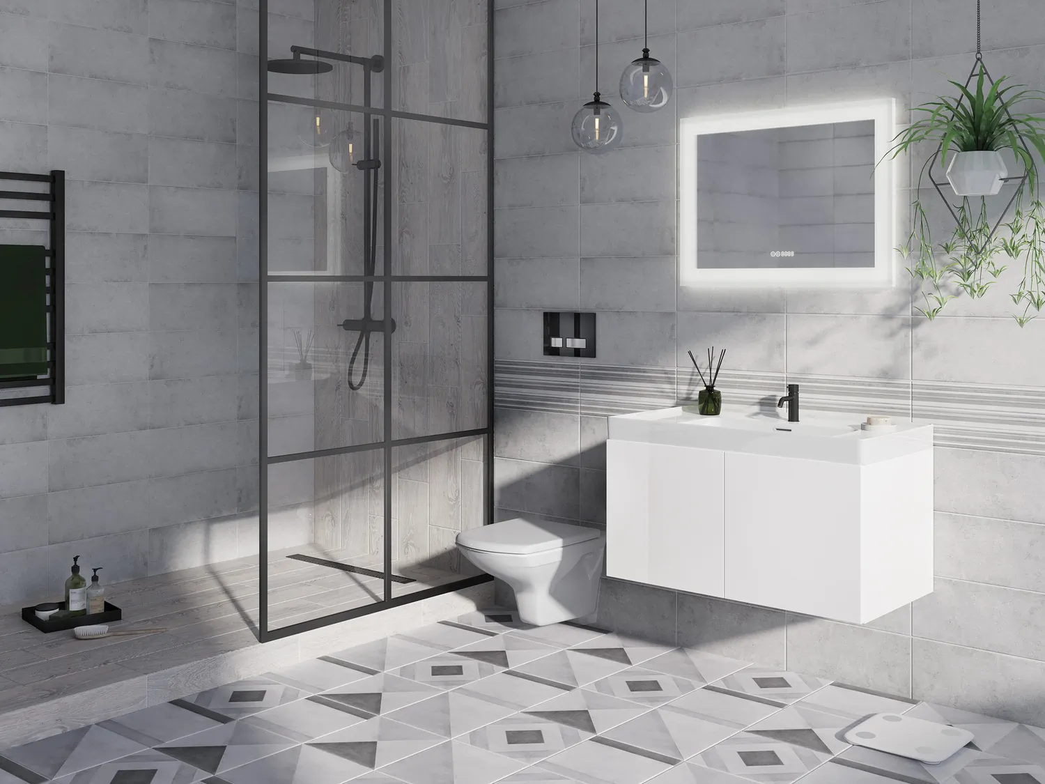 Керамогранит MO4A093 Motley серый 29,8x29,8