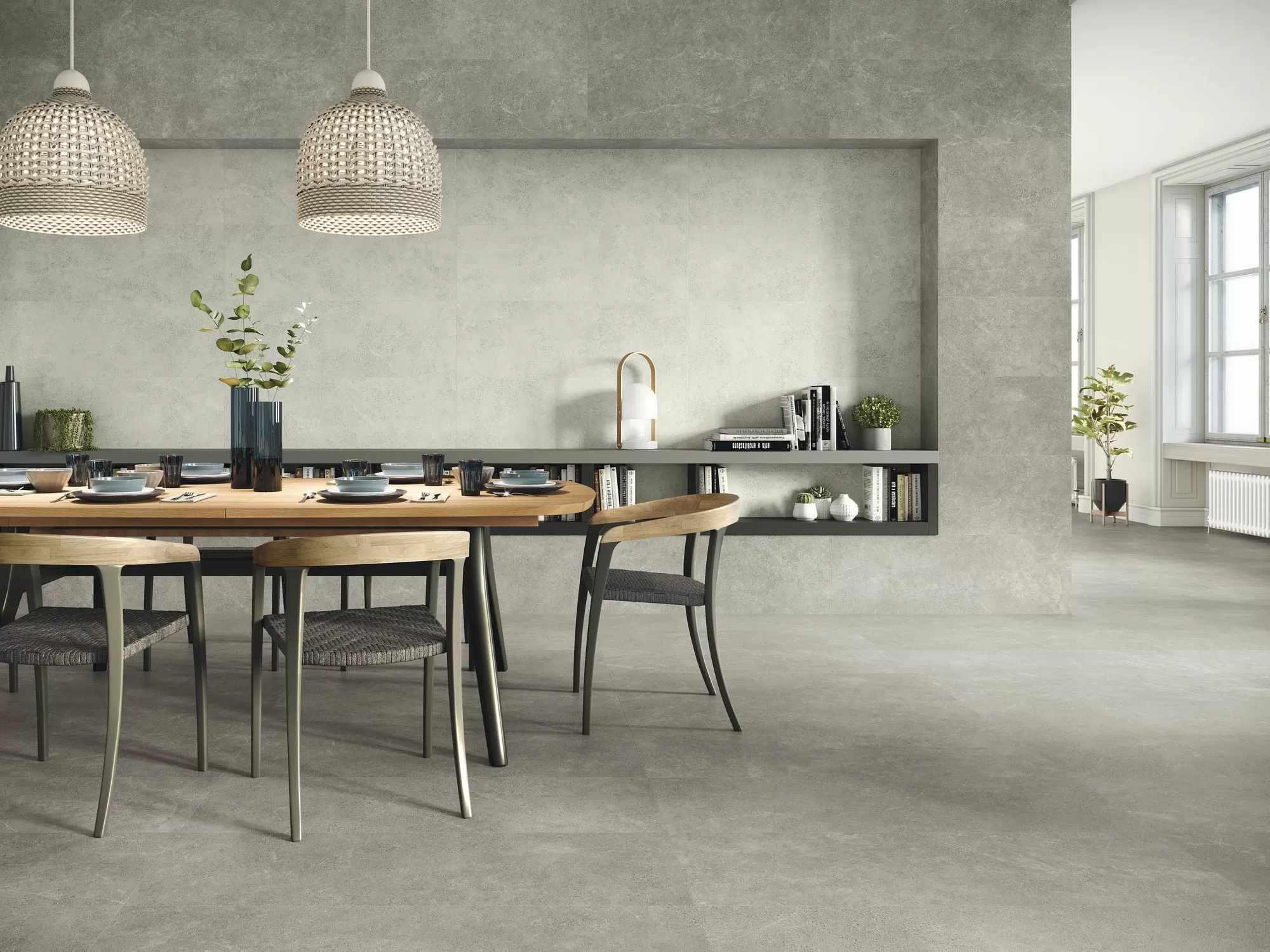 Плитка Town Grey Rect 30x90