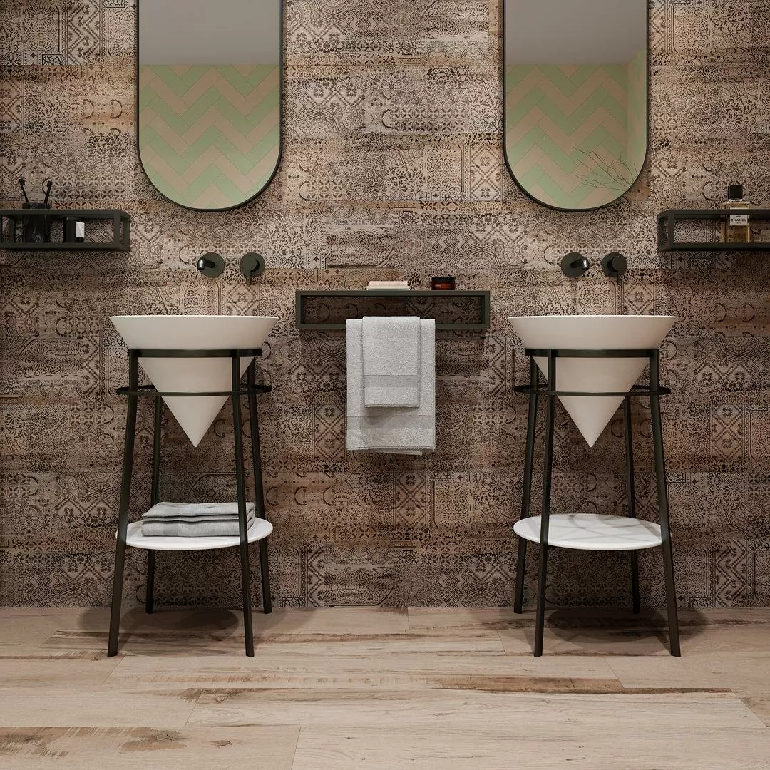 Керамогранит DL5100/AGE Угол внешний Про Вуд бежевый светлый 8x2.9