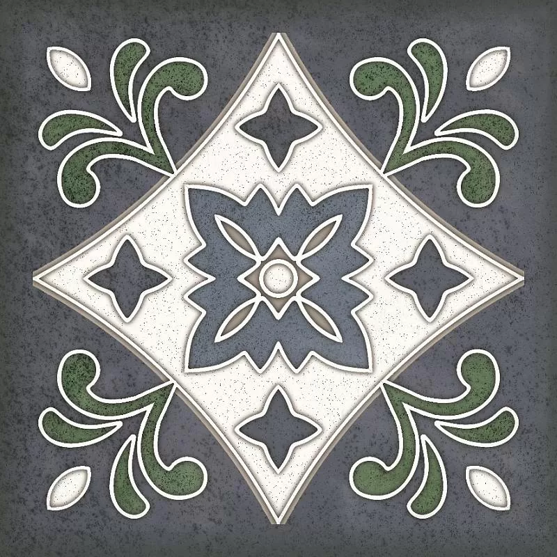 Плитка Smalto Decor Blu 3 15x15