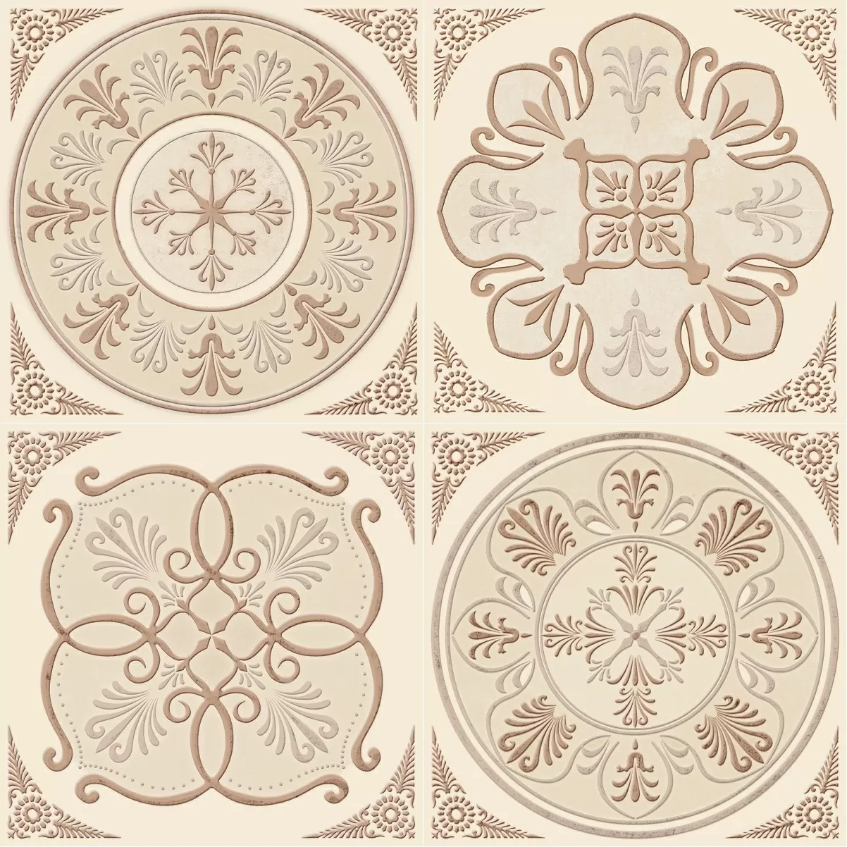Плитка Monocolor Set Chalet (4pzs) 20х20