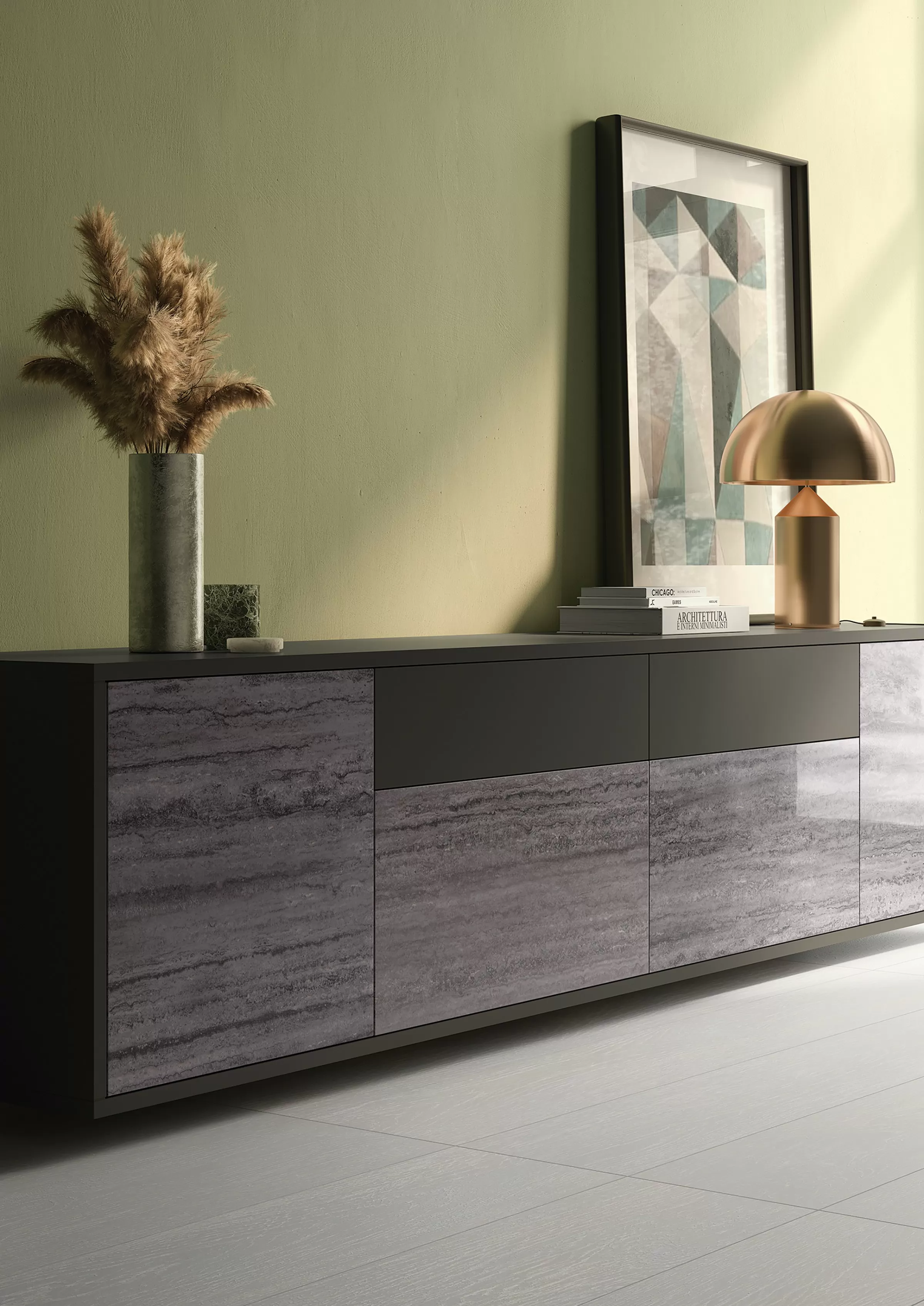 Керамогранит New Travertino Ivory Polished Full Lappato 60x120