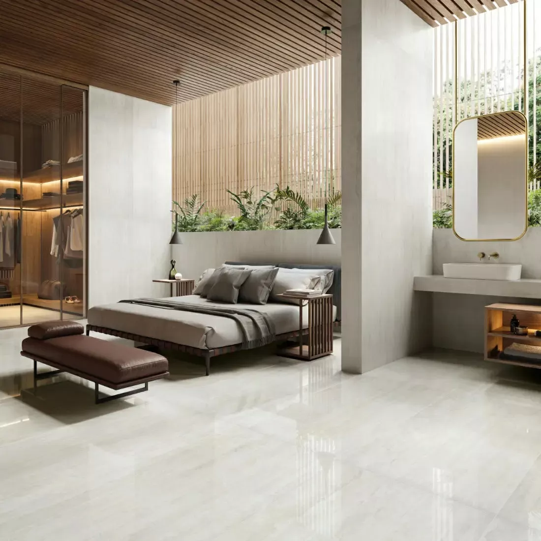 Керамогранит OZ35 Prestigio Travertino Beige Soft R 60x120