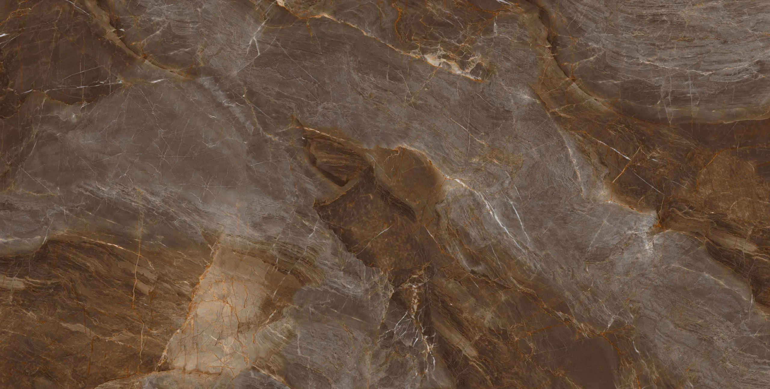 Керамогранит MOGXL4001 Marble Brown полированный 80x160x9