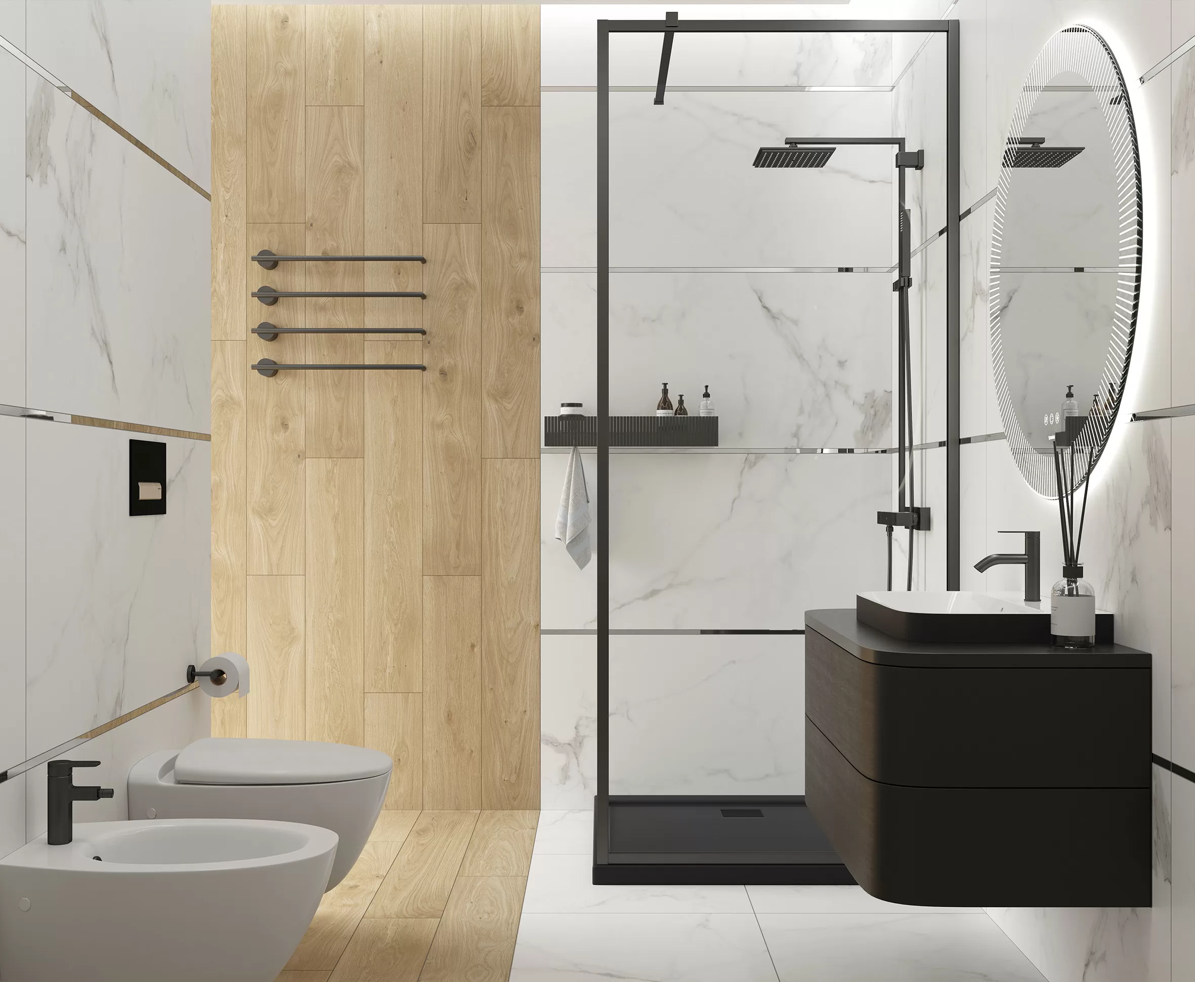 Керамогранит Calacatta Royal Сатинированный 60х120
