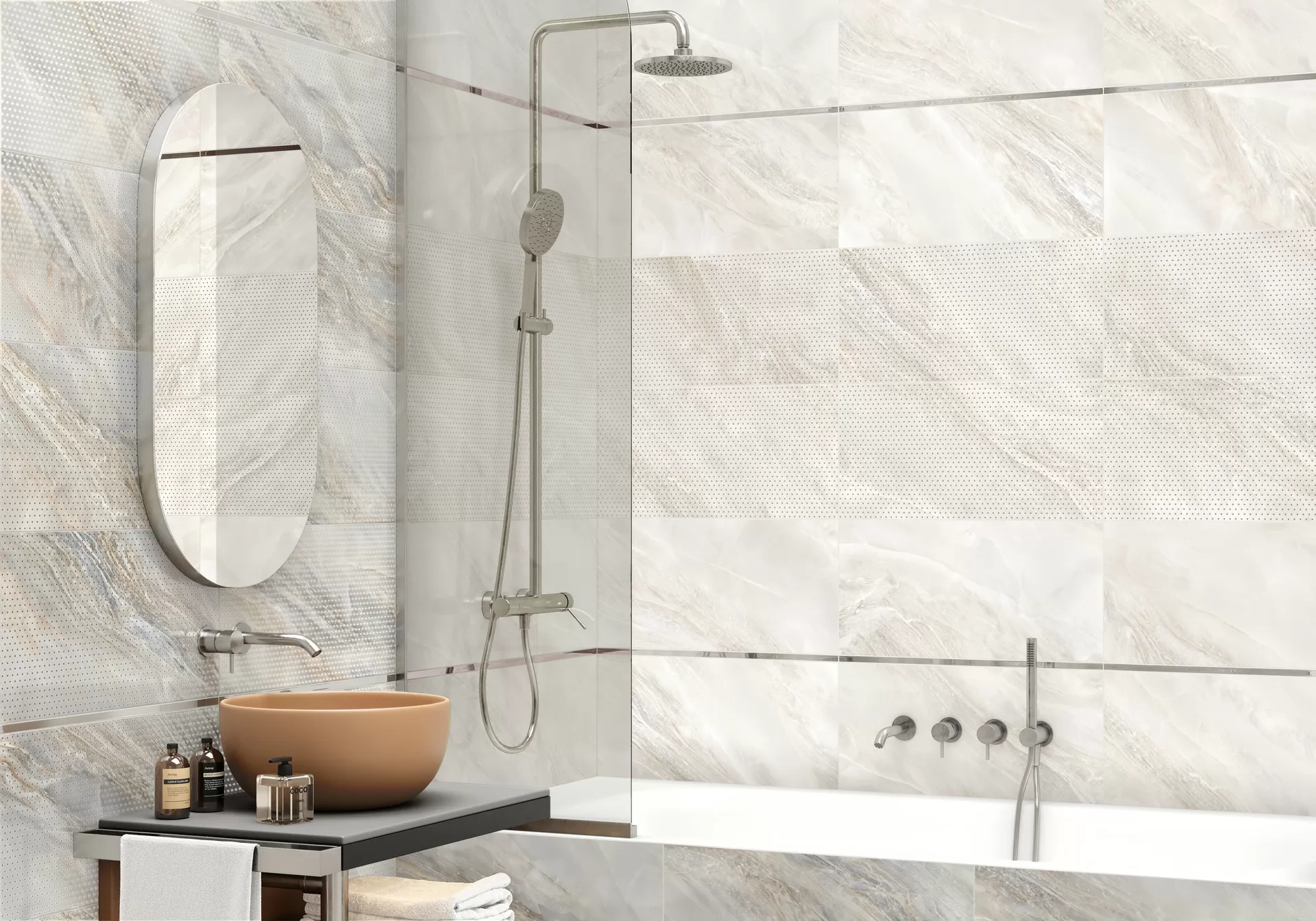 Плитка DW36SNK05 Sunrock Light Point Декор 300x600x9