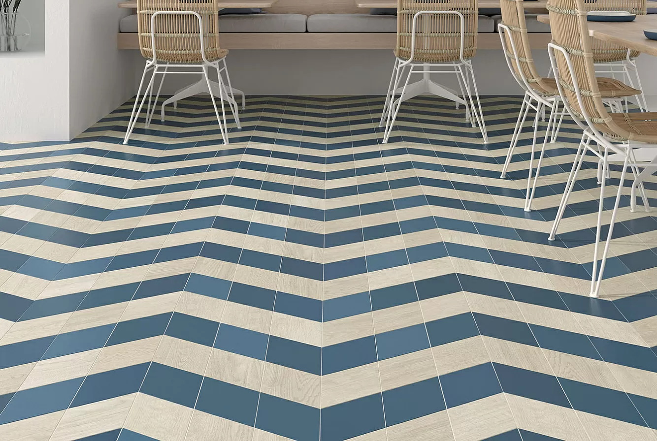 Керамогранит Flow Diamond White 14x24