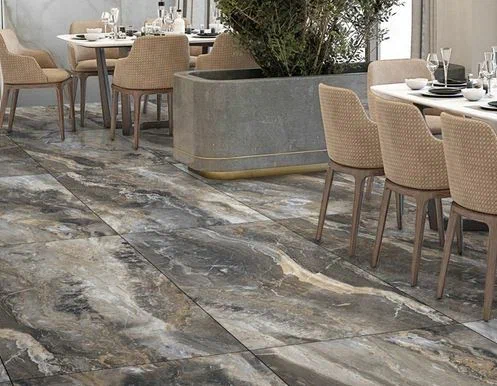 Керамогранит Frankfurt Black Brown Polished 60x120