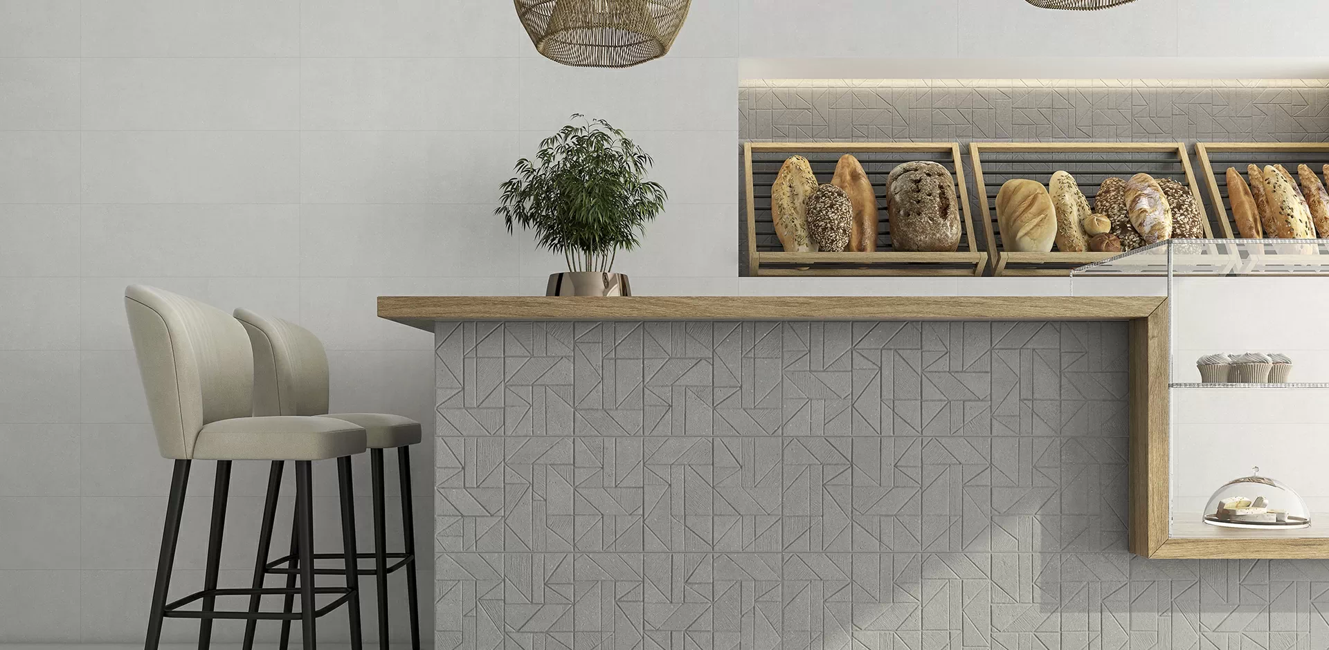 Плитка Gravel white 40x120