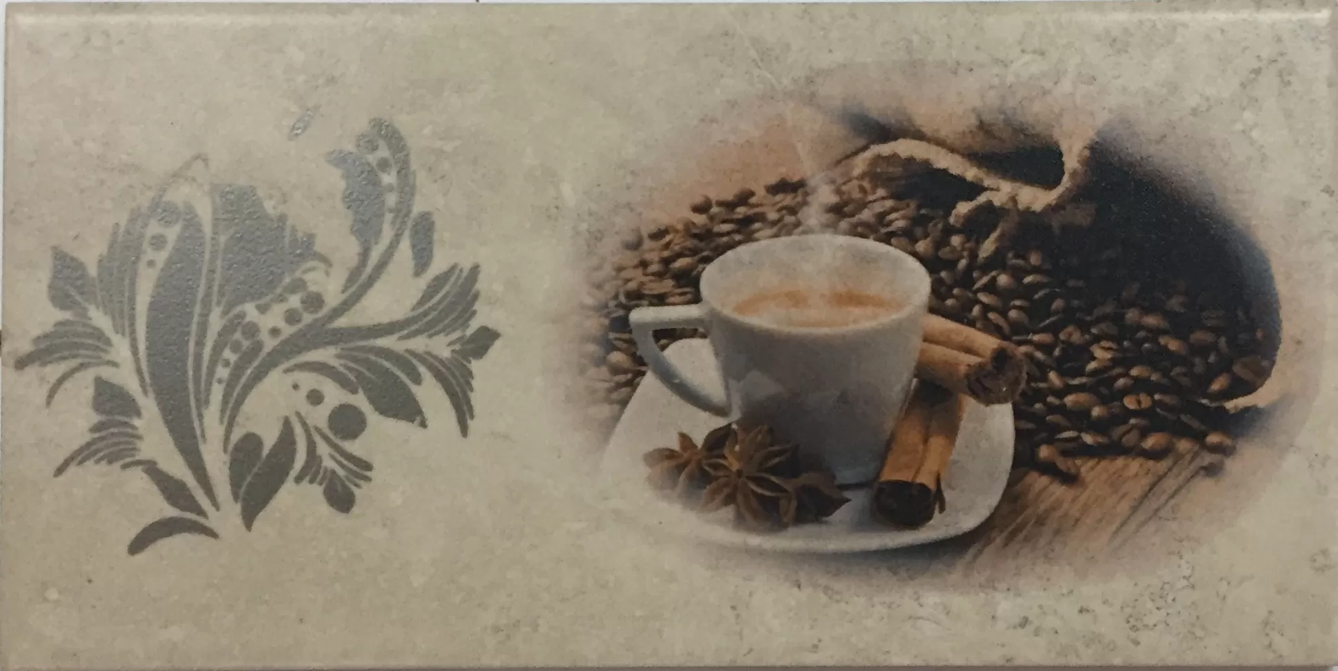 Плитка DEC. Stone Ivory CUP WHITE 10x20
