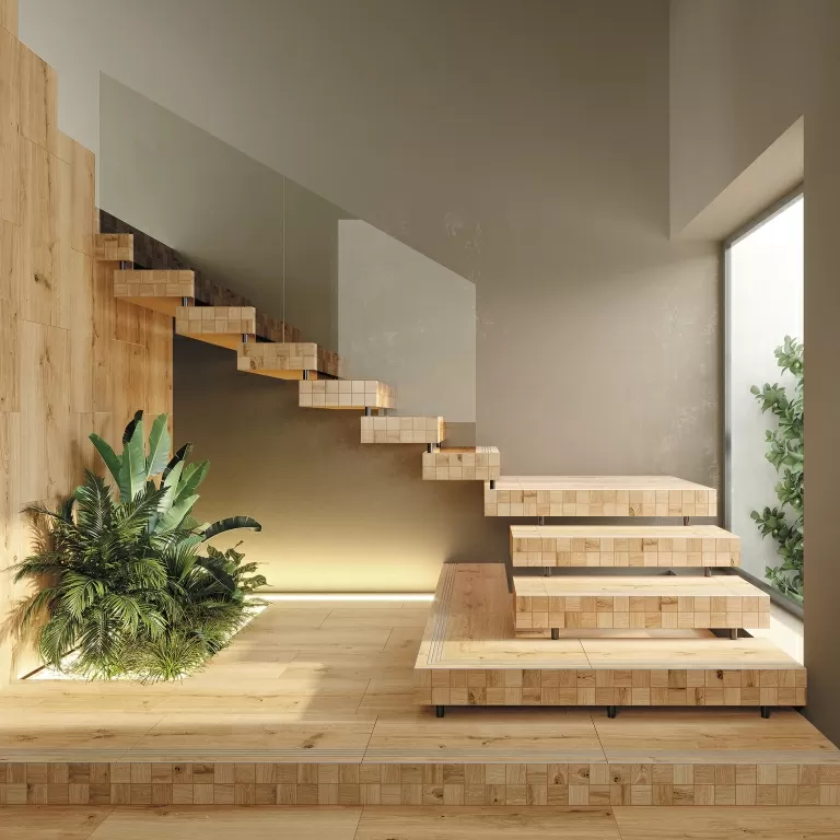 Керамогранит WS5A116 Плинтус Woodhouse коричневый 7x59,8