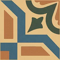 Керамогранит 100E022D302 ENC 22 Cognac (Red D.Blue Black) 10x10