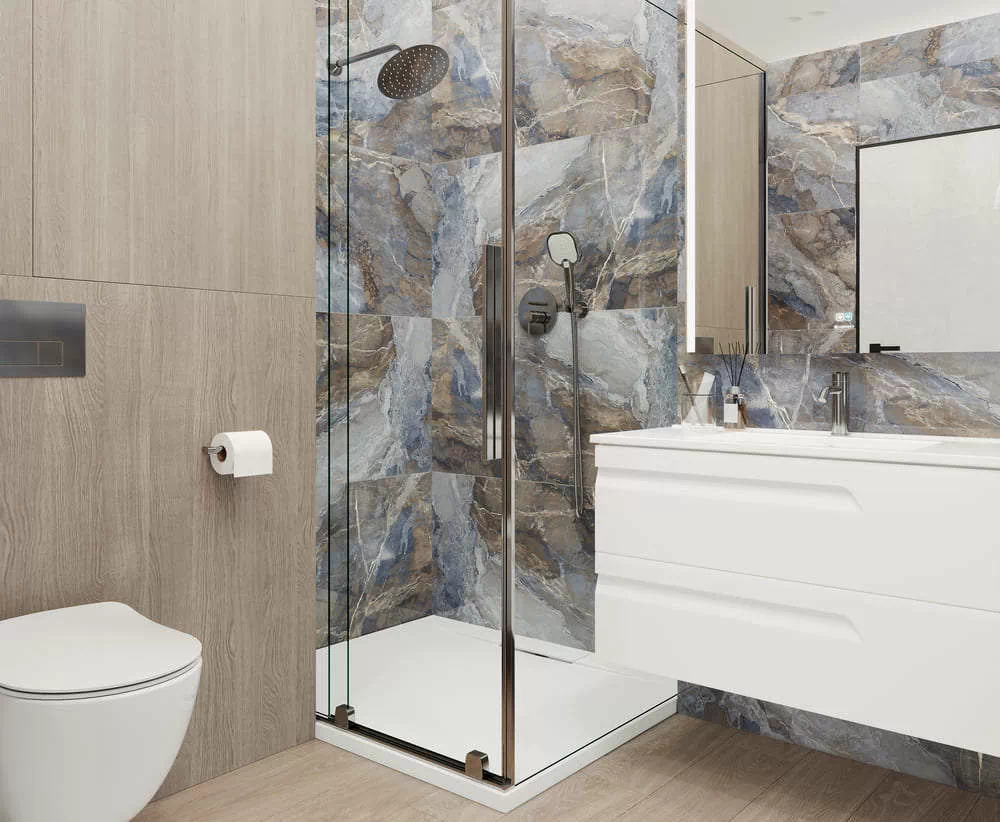 Керамогранит Ocean Elfish Cиний 60х120