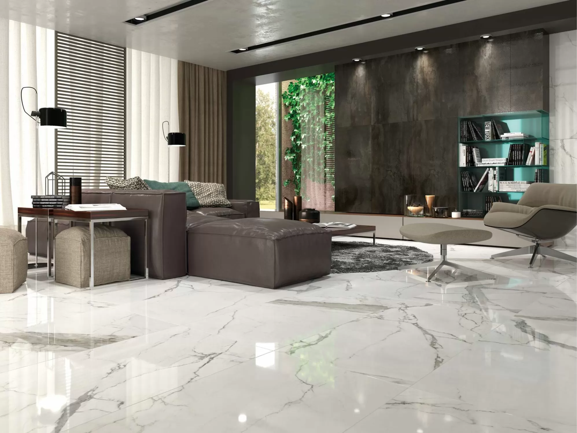 Плитка Statuario Brillo Rect 30x90