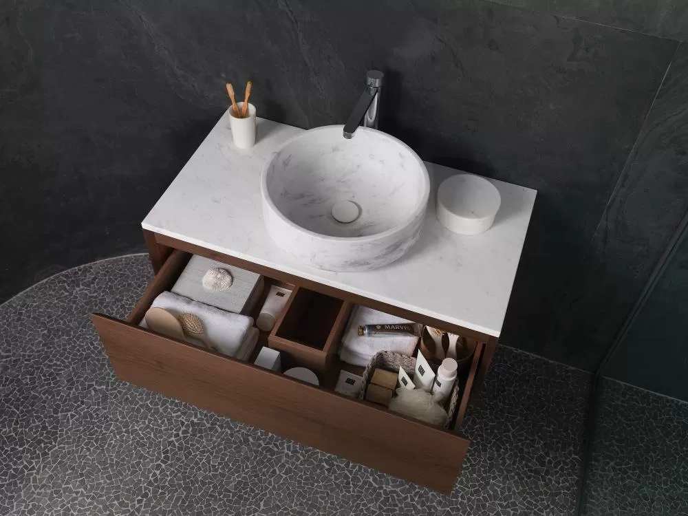 Мозаика L154201521 Paradise Round Stone Blanco 31,5x31,5