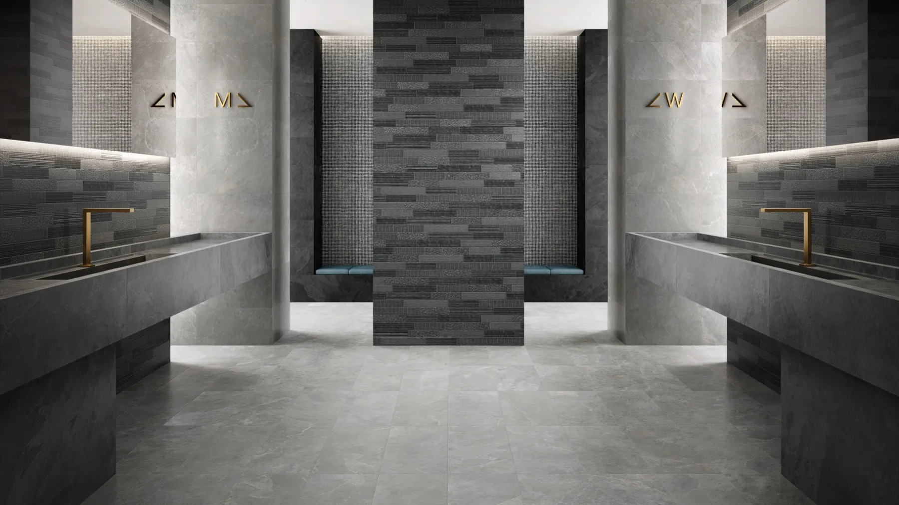 Керамогранит 610110000250 Materia Magnesio Mosaico Cer 30x30