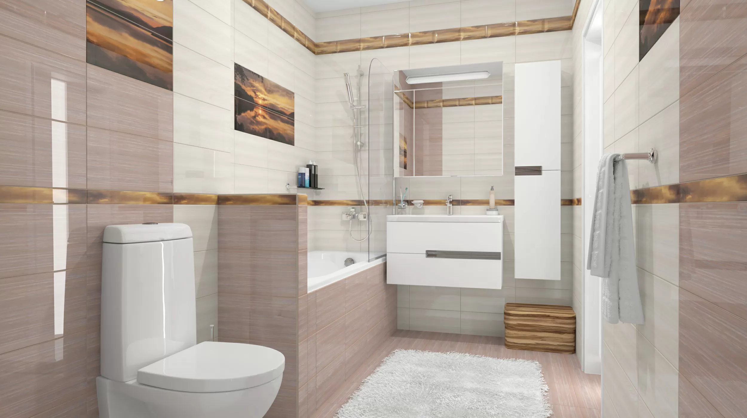 Плитка Бордюр рельефный Home br1020D279-1 20х10