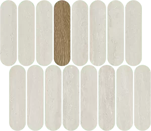 Мозаика 41SI Mosaico Passy Blanco R10 27x31