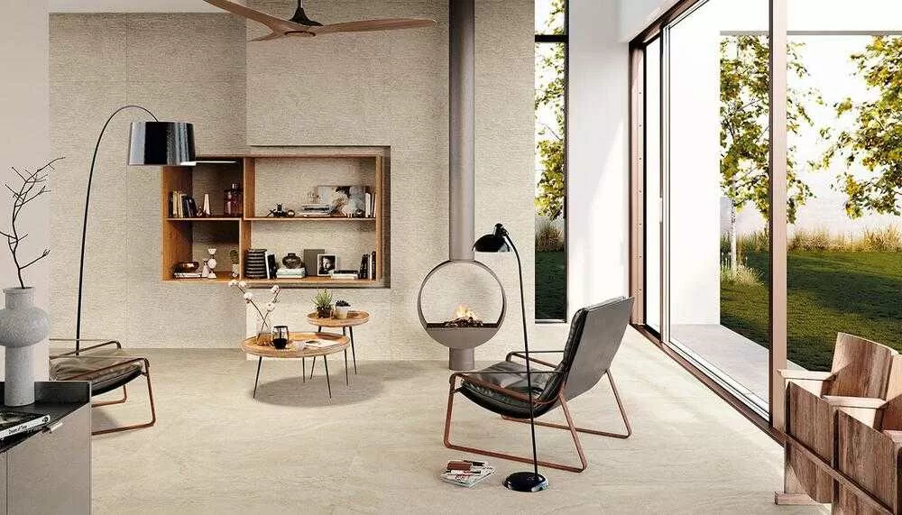 Керамогранит EJ8M Unique Travertine Minimal Silver Nat Rett 60x120