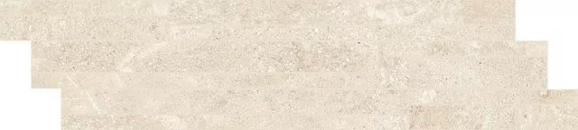 Керамогранит 767035 Elemental Cream Limestone Listello Sfalsato Mix 15x60