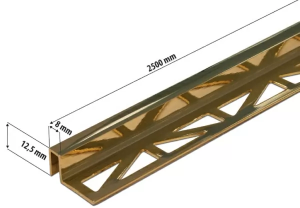 Профили и пороги B71342575 Pro-part 24K Gold 8x12,5x2500