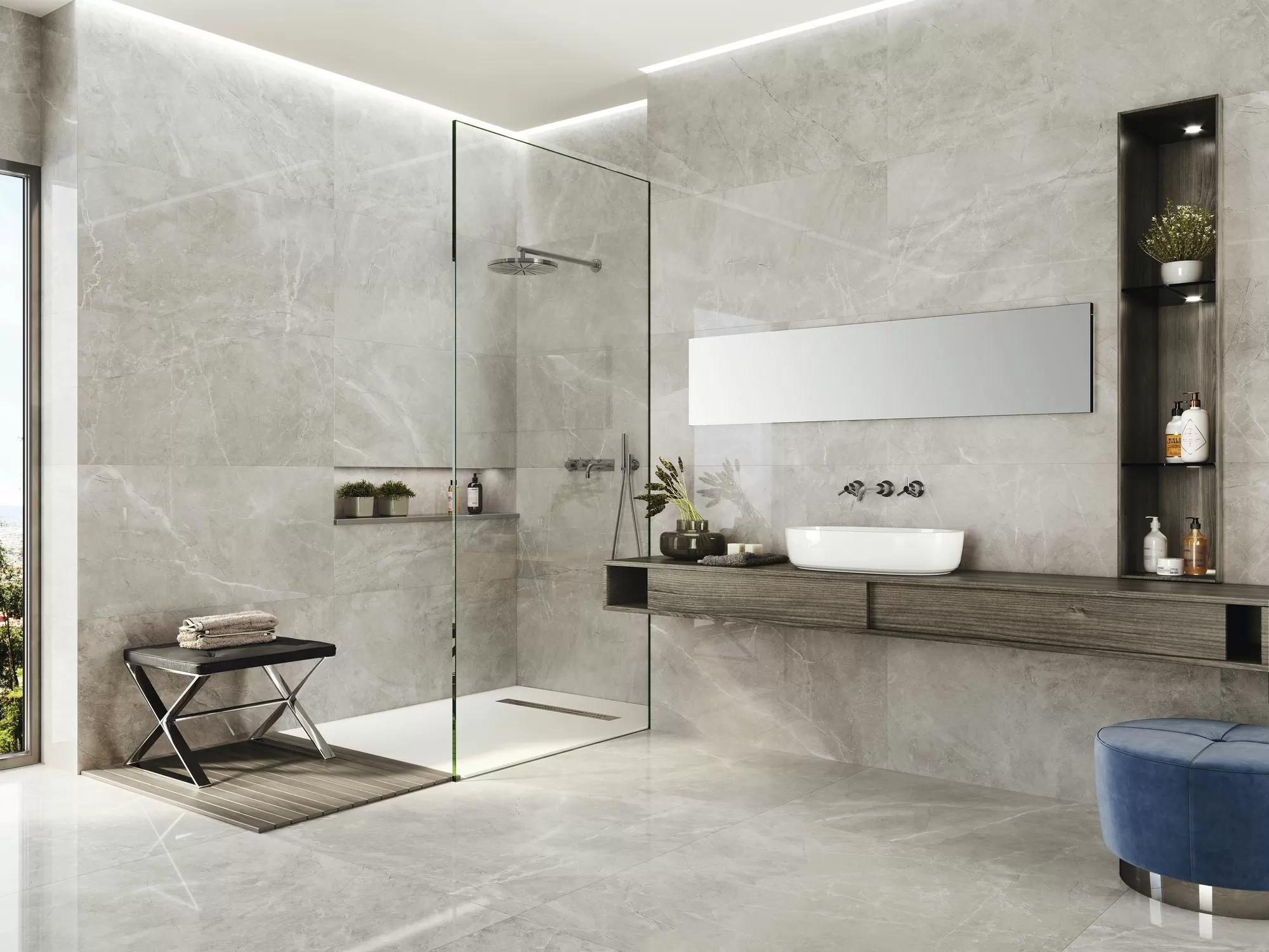 Керамогранит Bayona Grey Pulido 120x240