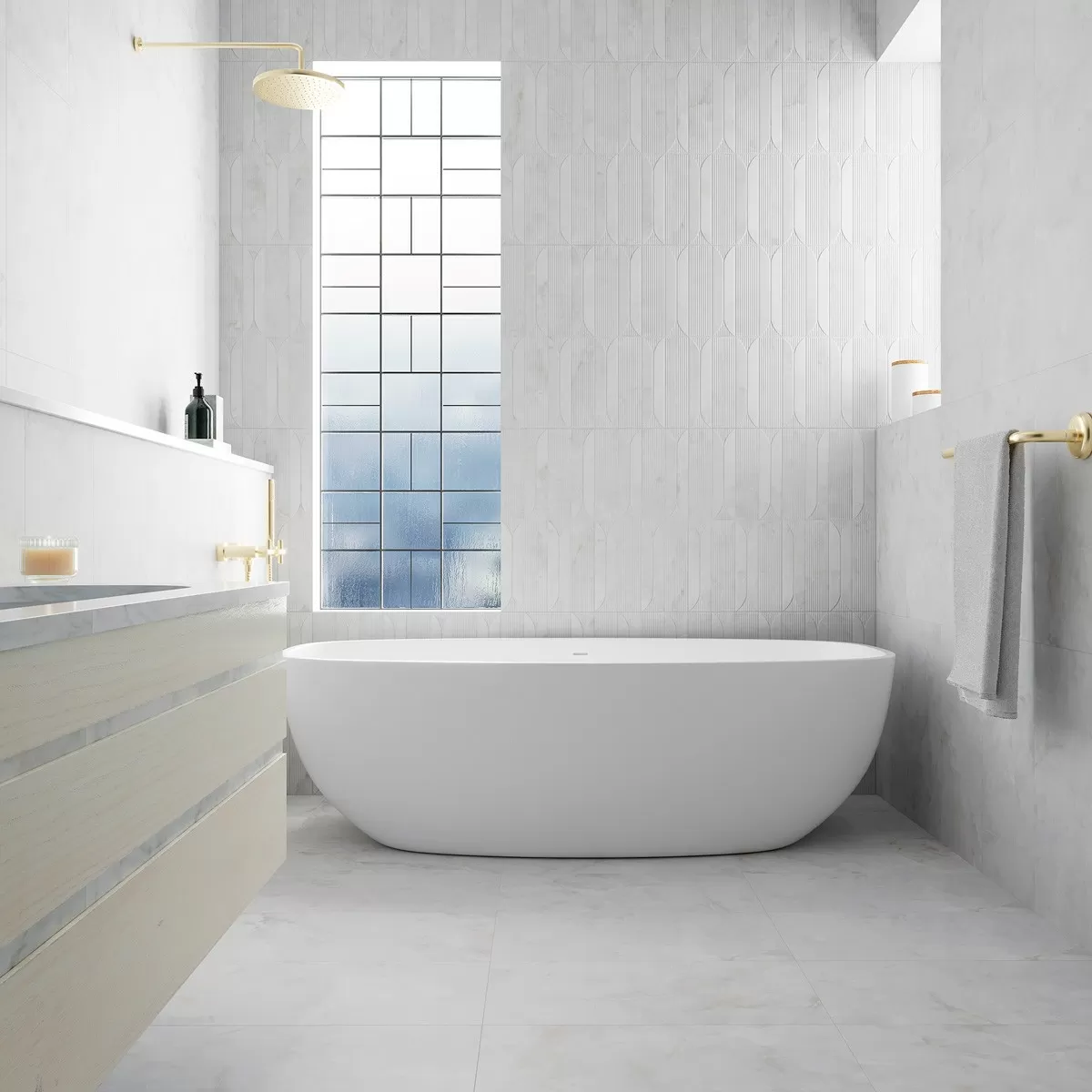 Керамогранит Aura Crema 32x62.5