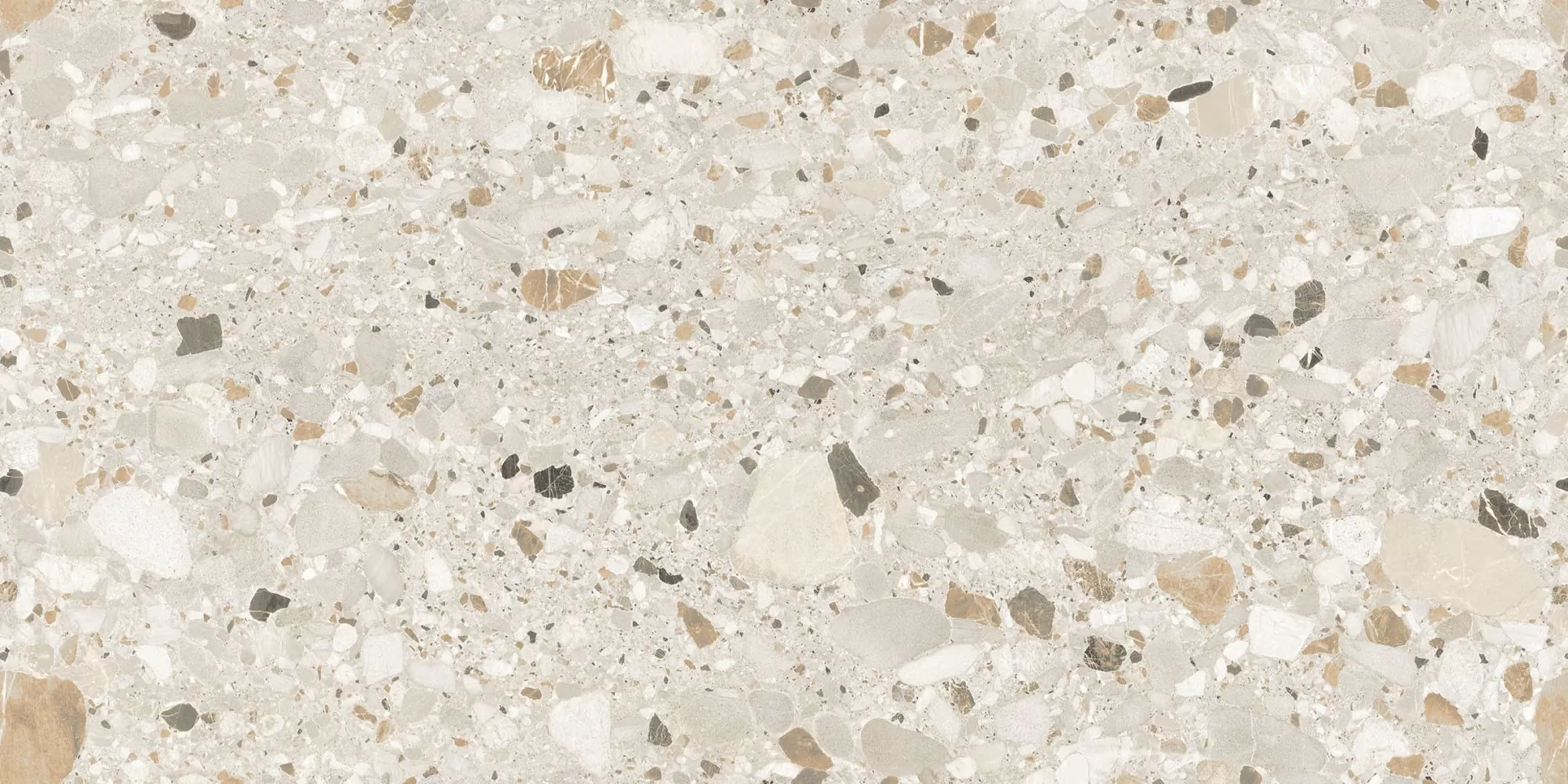 Керамогранит Terazzo Crema Carving 60x120